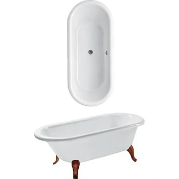 Ванна Villeroy&Boch HOММAGE Duo Quaryl® UBQ180HOM700V-01, 177,1 х 77,1 см