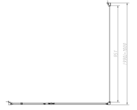 Душевой уголок Slim-N VSR-4SNP1010CL, 1000*1000, хром, стекло прозрачное - Gidratop.ru изображение
