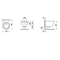 Подвесной унитаз Laufen Kartell 8.2033.3.000.000.1 безободковый, цвет белый глянец - Gidratop.ru изображение
