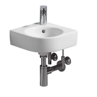 Раковина Geberit Renova 276132000 Compact, 45 х 39 белая - Gidratop.ru изображение