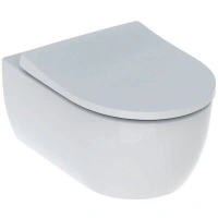 Подвесной унитаз Geberit iCon 500.784.01.1 безободковый, с сиденьем микролифт - Gidratop.ru изображение