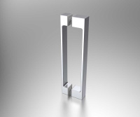 Душевая дверь Alpha VDS-3AL2180MT, 1800, хром, стекло текстурное - Gidratop.ru изображение