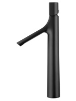 Смеситель для раковины высокий WONZON & WOGHAND The ONE, Черный матовый (WW-H1011-MB) - Gidratop.ru изображение