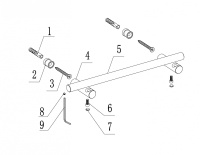 Полотенцедержатель ABBER Osten 316 AA1853BGG оружейная сталь брашированная - Gidratop.ru изображение