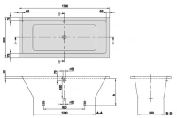 Акриловая ванна Villeroy&Boch Targa Plus Duo 180 х 80 см, UBA180NES2V01 - Gidratop.ru изображение