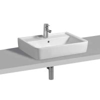 Раковина Geberit Renova Plan 225165000, 65 х 48 см, белая - Gidratop.ru изображение