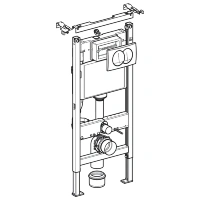 Инсталляция Geberit Duofix Delta 458.133.21.1 с клавишей Delta 20, хром - Gidratop.ru изображение