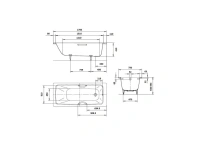 Стальная ванна Kaldewei Cayono Star мод. 756, 170 х 75 х 41 см, без покрытия, 2756.0001.0001 - Gidratop.ru изображение