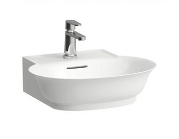 Раковина Laufen New Classic 8.1585.2.757.104.1 50 х 45 х 17 см, SaphirKeramik, 1 отверстие, белый матовый