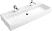 Раковина Villeroy&Boch Memento, 100 х 47, на столешницу, альпийский белый, 5133 - Gidratop.ru изображение