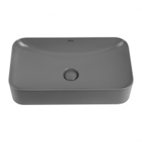 Раковина накладная ABBER Rechteck AC2204MG серая матовая - Gidratop.ru изображение