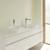 Раковина Villeroy&Boch Loop & Friends D38 см, с переливом, альпийский белый, 4A450001 - Gidratop.ru изображение