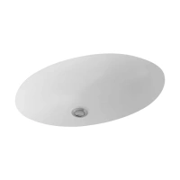 Раковина Villeroy&Boch Evana 614400R1, 61.5 x 41.5 см, встраиваемая снизу, с переливом, альпийский белый, покрытие CeramicPlus - Gidratop.ru изображение