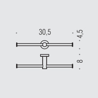 Colombo Plus Держатель для т/б., двойной, цвет: чёрный матовый - Gidratop.ru изображение