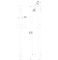 Душевая штанга WONZON & WOGHAND, Темный графит (WW-SL04-BGM) - Gidratop.ru изображение