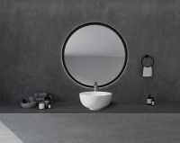 Раковина накладная ABBER Stein AS2617 белая матовая - Gidratop.ru изображение