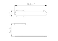 Держатель для туалетной бумаги без крышки WONZON & WOGHAND FIRST, Глянцевое золото (WW-8416-LG) - Gidratop.ru изображение