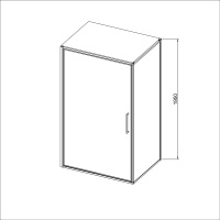 Душевой уголок Slim 8mm VSR-4SLP9090CLGM, 900*900, вороненая сталь, стекло прозрачное - Gidratop.ru изображение