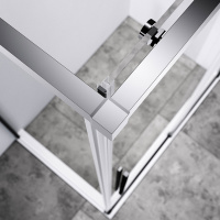 Душевой уголок Slim-N VSR-4SN8010CL, 1000*800, хром, стекло прозрачное - Gidratop.ru изображение