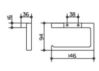 Держатель туалетной бумаги Keuco Edition 11 11162 010000, хром - Gidratop.ru изображение
