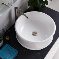 Раковина накладная керамическая круглая BB1383 - Gidratop.ru изображение