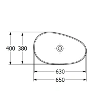 Раковина Villeroy&Boch Antao 4A7465R1, 65 х 40 см, цвет белый - Gidratop.ru изображение