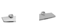 Держатели для хрустальной полки Keuco City.2 02710010000 2 шт. без полочки - Gidratop.ru изображение