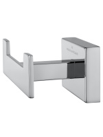 Двойной крючок для ванной WONZON & WOGHAND FLAT, Хром (WW-9725) - Gidratop.ru изображение