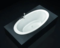 Акриловая ванна Laufen Alessi One 203 x 102 см, белая - Gidratop.ru изображение