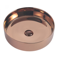 Раковина накладная ABBER Bequem AC2109RG розовое золото - Gidratop.ru изображение