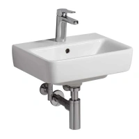 Раковина Geberit Renova 276145000 Compact, 45 х 34 см белая - Gidratop.ru изображение