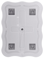 Зеркало с встроенным светильником и сенсорным выключателем SPC-OND-600-800-LED-TCH, 12W, 220-240V, 600x30x800 - Gidratop.ru изображение