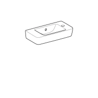 Раковина Geberit Renova 276150000 Compact, 50 х 25 см белая - Gidratop.ru изображение