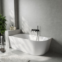 Акриловая ванна ABBER AB9502-1.4 L белая - Gidratop.ru изображение