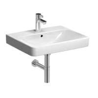 Раковина Geberit Smyle Square 500.259.01.1, 55 х 44 см, белая - Gidratop.ru изображение