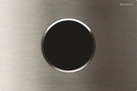 Клавиша смыва Geberit Sigma 115.907.SN.1 Type 10, бесконтактная, сенсорная, для унитаза, 230В, двойной смыв, нержавеющая сталь, матовая/полированная - Gidratop.ru изображение