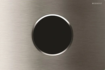 Клавиша смыва Geberit Sigma 115.907.SN.1 Type 10, бесконтактная, сенсорная, для унитаза, 230В, двойной смыв, нержавеющая сталь, матовая/полированная