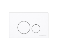 Система инсталляции для унитазов CERAMICANOVA Envision с кнопкой смыва Round цвет белый и креплениями, арт. CN1001W - Gidratop.ru изображение