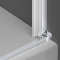 Душевая дверь Alpha VDP-3AL700CL , хром, стекло прозрачное - Gidratop.ru изображение