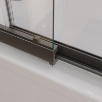 Душевая шторка на ванну CEZARES SLIDER-VF-11-90/150-C-GM - Gidratop.ru изображение