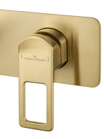 Смеситель для раковины встраиваемый WONZON & WOGHAND FRAME, Брашированное золото (WW-88869010- BG) - Gidratop.ru изображение