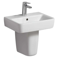 Раковина Geberit Renova 276145000 Compact, 45 х 34 см белая - Gidratop.ru изображение