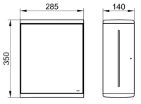 Диспенсер бумажных полотенец Keuco Collection Moll 12785010201, 28.5 см, хром - Gidratop.ru изображение