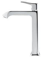 Смеситель для раковины высокий WONZON & WOGHAND FLEX, Хром (WW-88019072-CR) - Gidratop.ru изображение