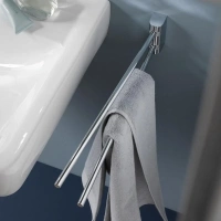 Полотенцедержатель Keuco Smart.2 14718010000 двойной, 44 см, цвет хром - Gidratop.ru изображение