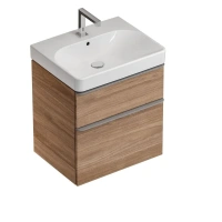 Раковина Geberit Smyle Square 500.229.01.1, 60 х 48 см, белая - Gidratop.ru изображение