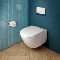 Подвесной унитаз Villeroy&Boch Subway 3.0, технология TwistFlush, крышка QuickRelease, микролифт, 4670TS01, альпийский белый - Gidratop.ru изображение