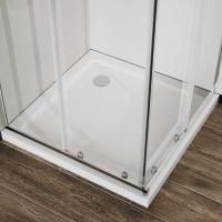 Душевой уголок City VSS-5CT800CL, 800*800, хром, стекло прозрачное - Gidratop.ru изображение