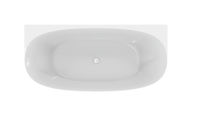 Акриловая ванна пристенная CEZARES CZR-LUX-WALL-170-80-58 - Gidratop.ru изображение