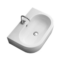 Раковина 60х42 см, 1 отв., цвет: белый - Gidratop.ru изображение